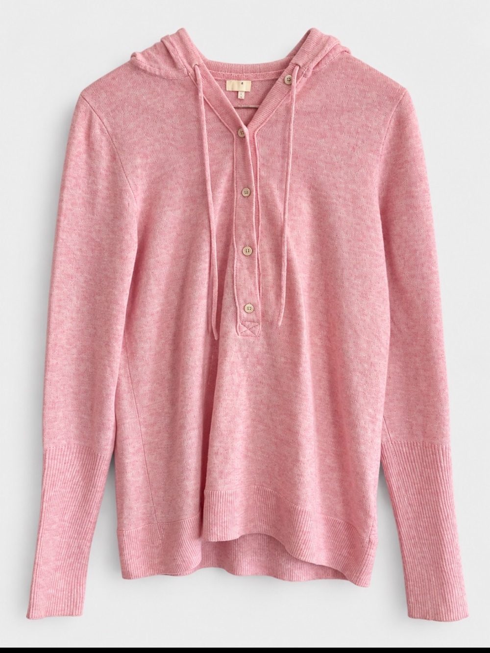 J. Crew 100% Cashmere Pink Hoodie Sweater Small